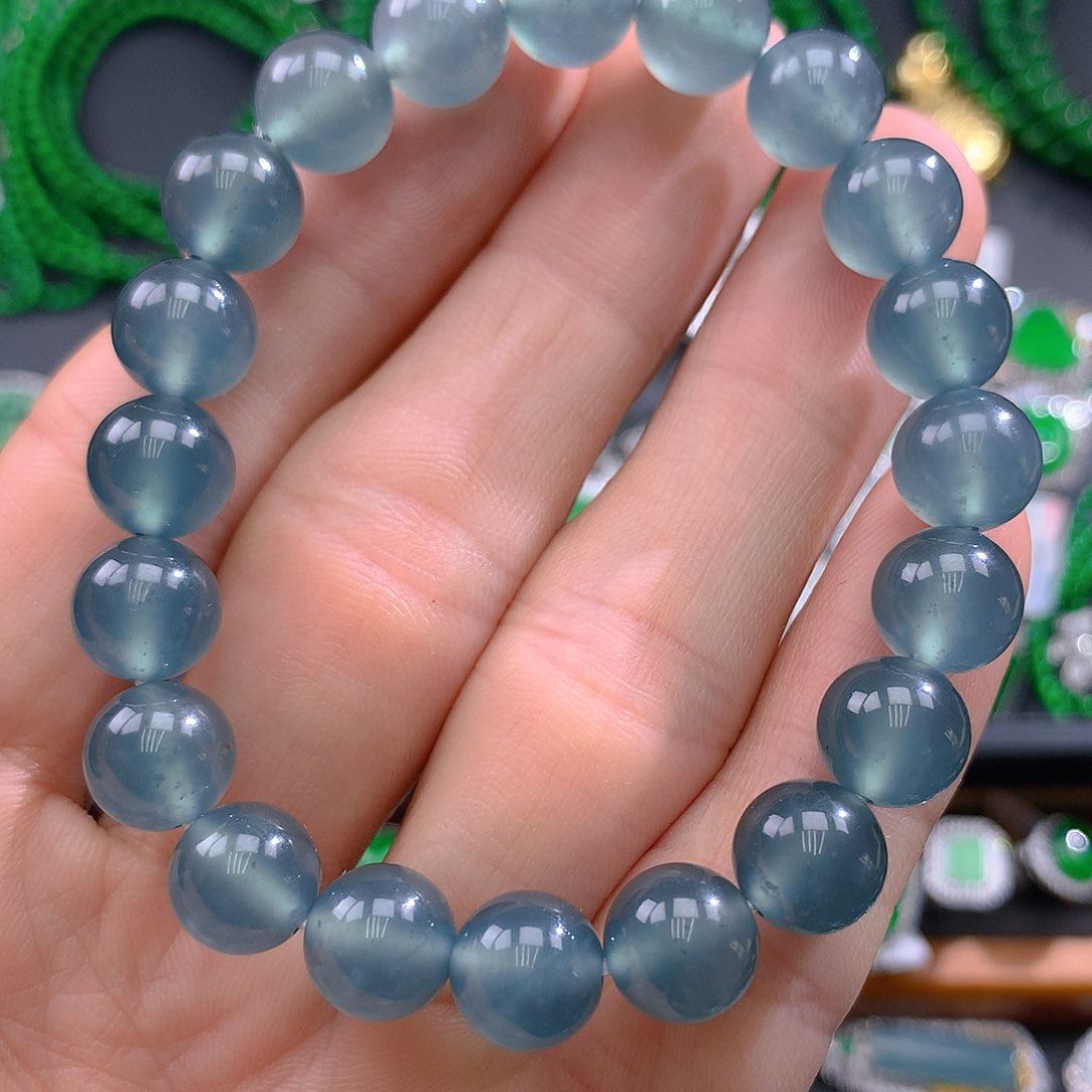 翡翠手链未镶嵌翡翠9.8