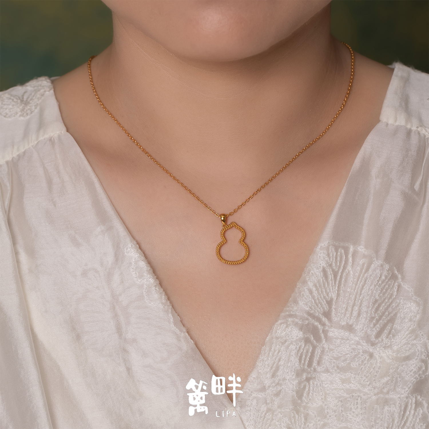 坠链均925银 【篱畔·福禄】原创寻迹系列女款纯银葫芦项链