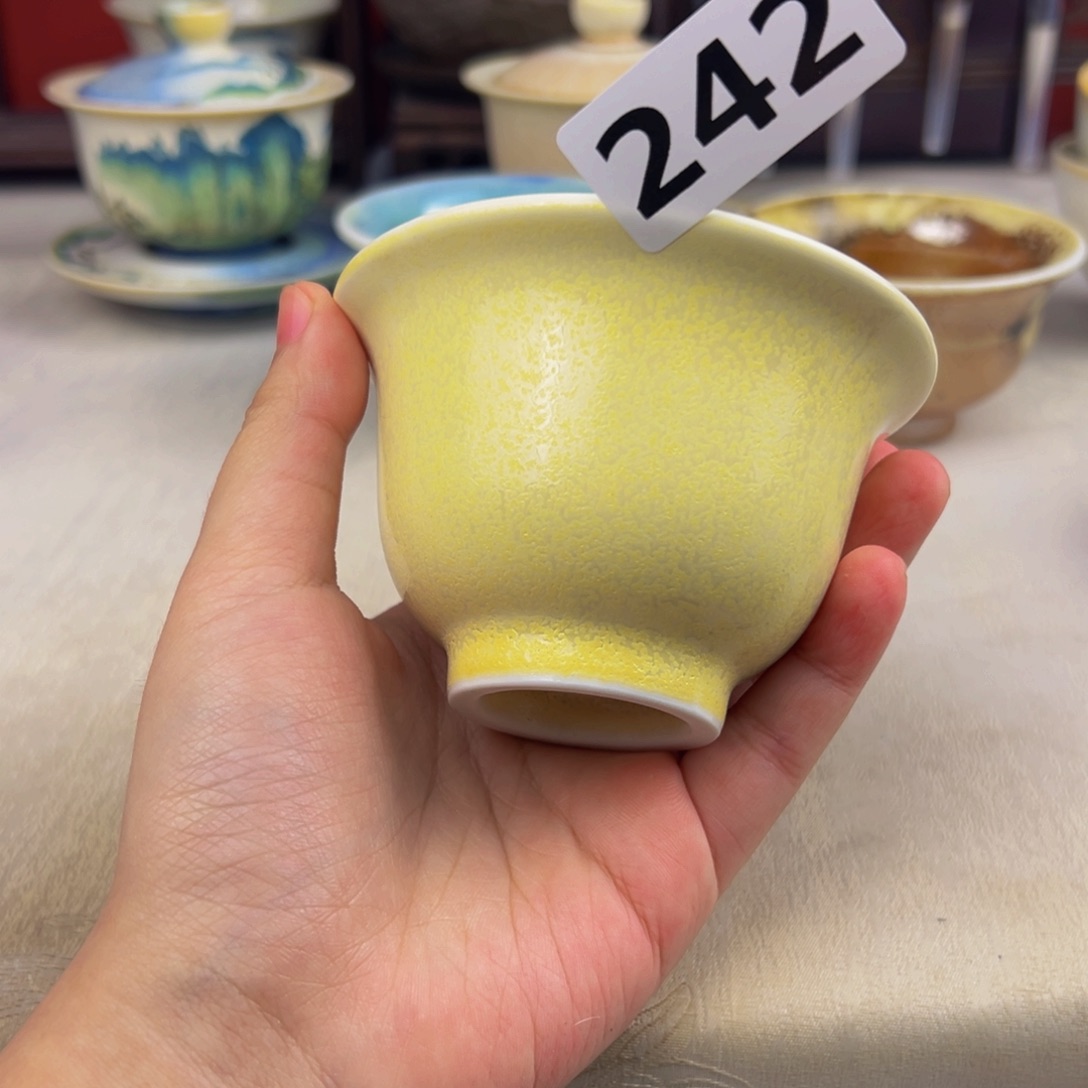 杯子纯手工柴烧主人杯