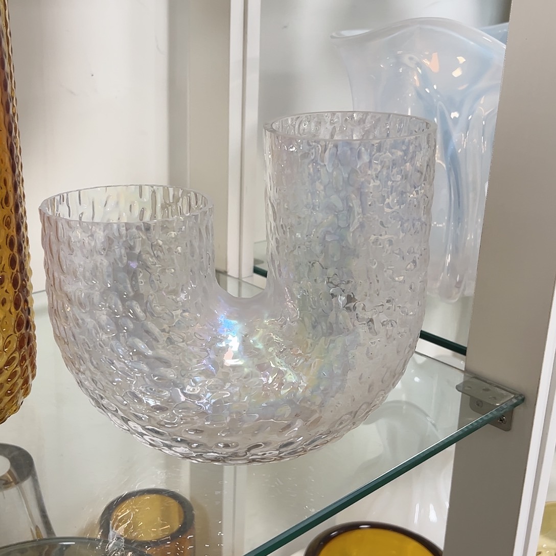 琉璃高20轻奢琉璃花器微瑕福利