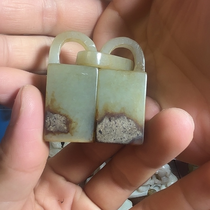未镶嵌和田玉（青玉）挂件