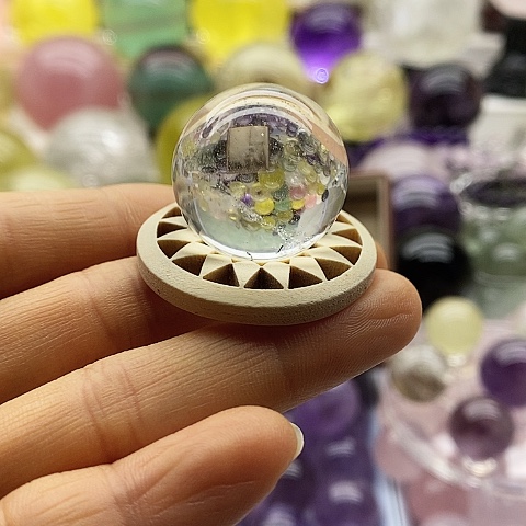 未镶嵌珠宝半成品水晶琼**华4