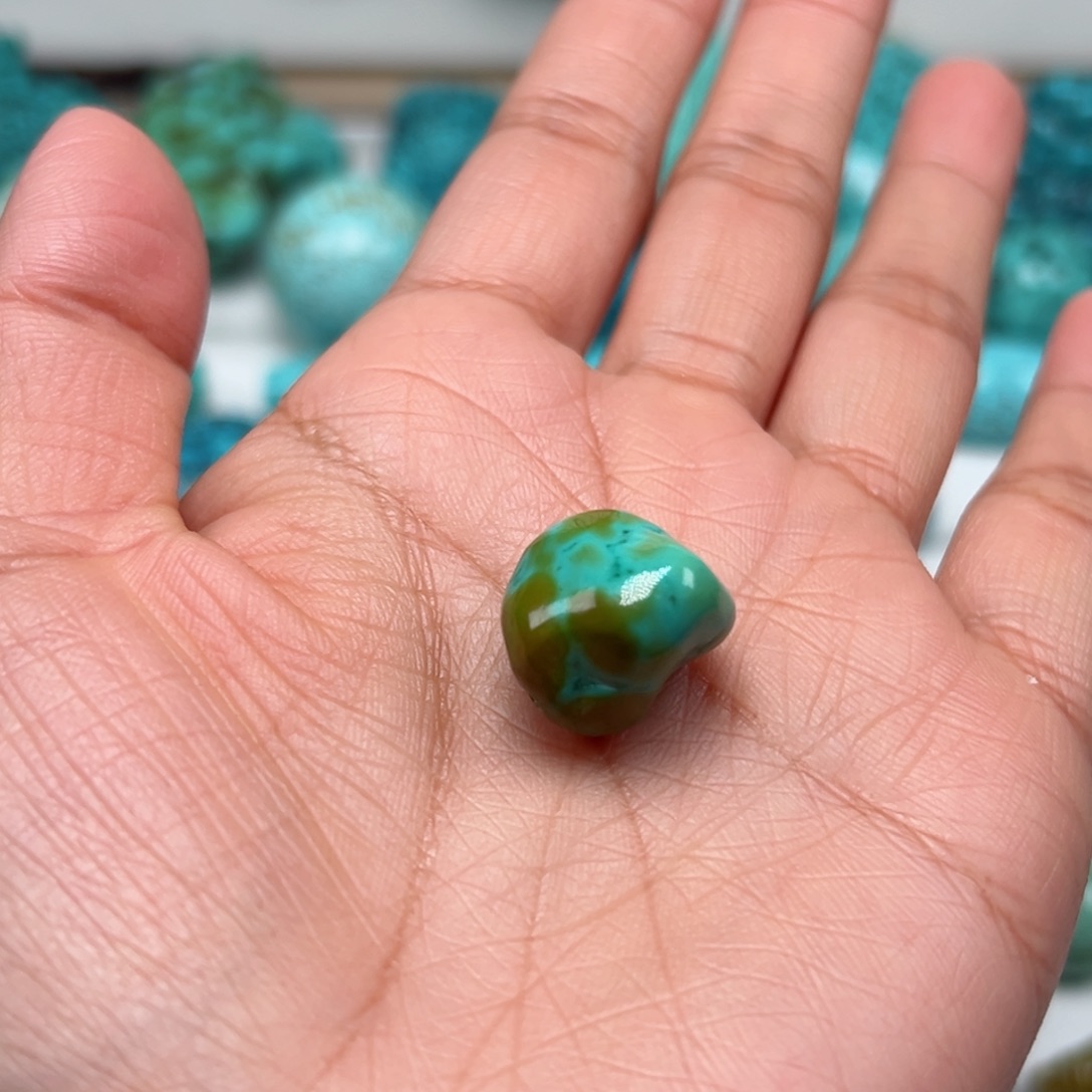 绿松石珠宝奇石未镶嵌