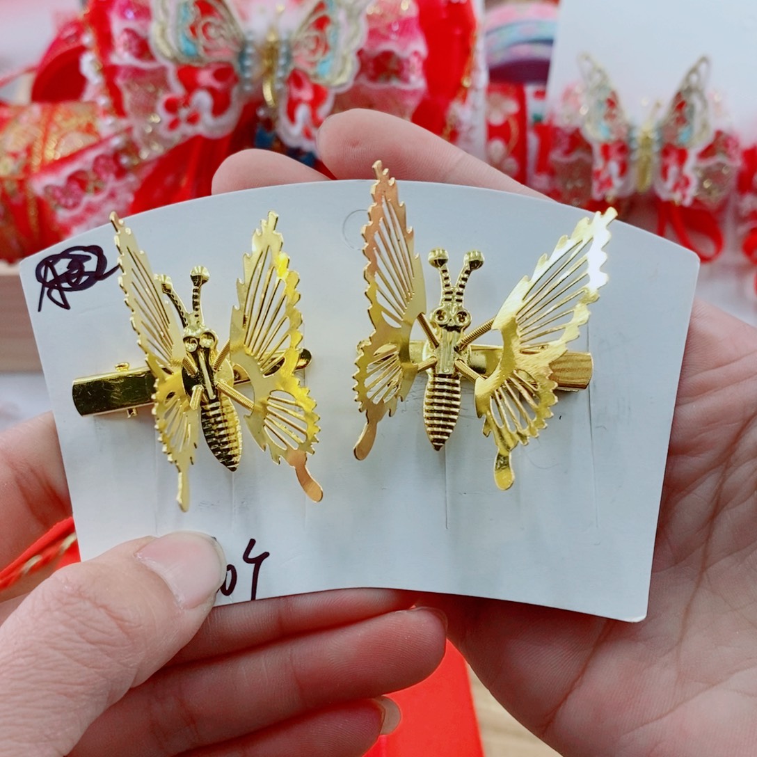 带夹子的灵动蝴蝶30个一份