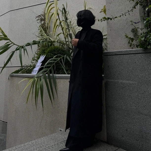 2025秋冬韩版复古雪尼尔外套女气质长款双排扣休闲大衣新款女装