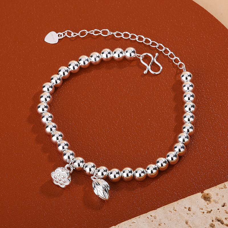 足银手链 两世欢优雅百搭珠珠手链