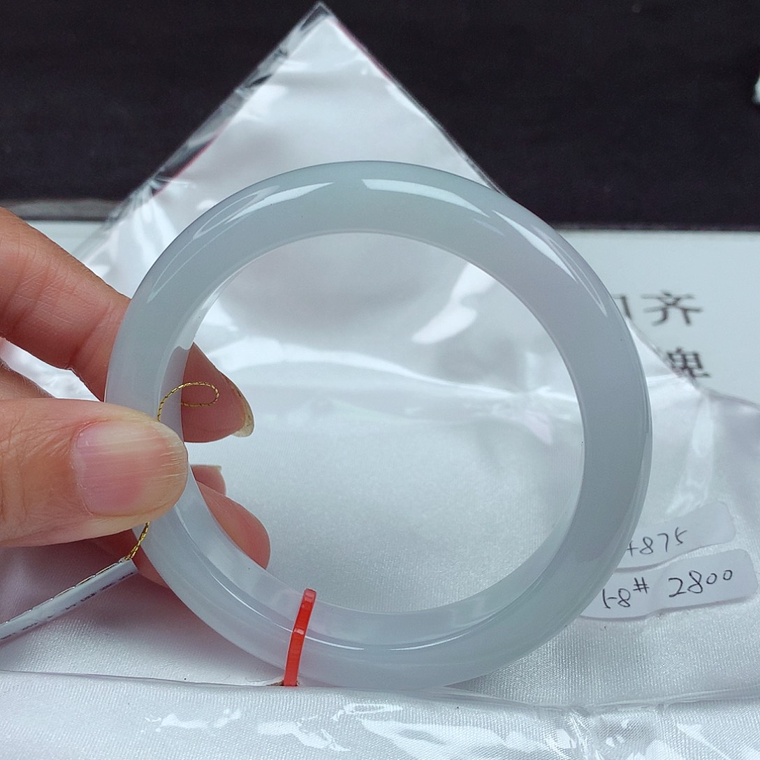未镶嵌手镯翡翠58圈4875