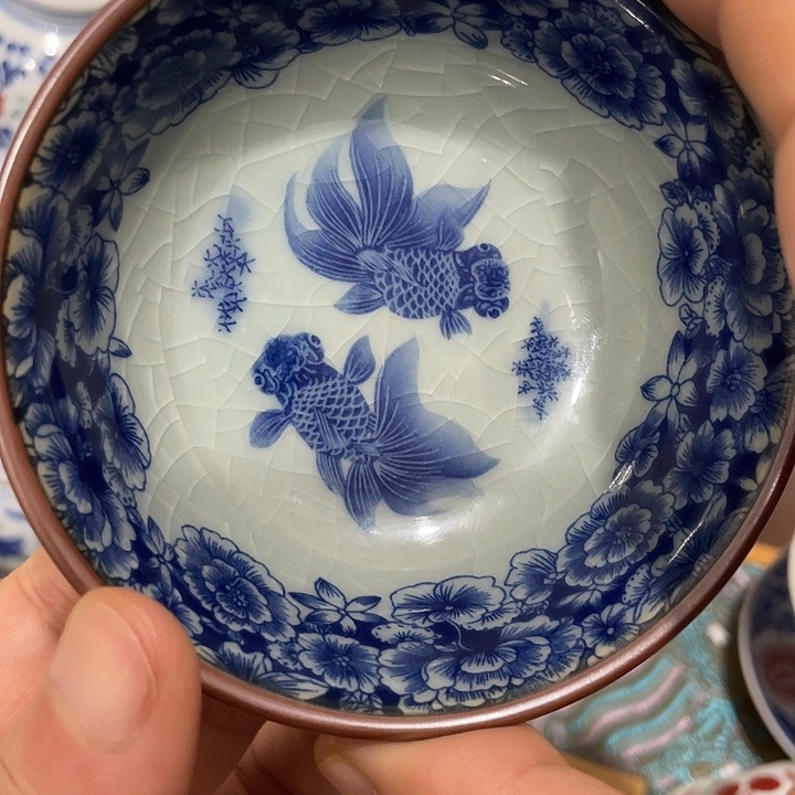 摆件陶景德镇陶瓷主人杯2333