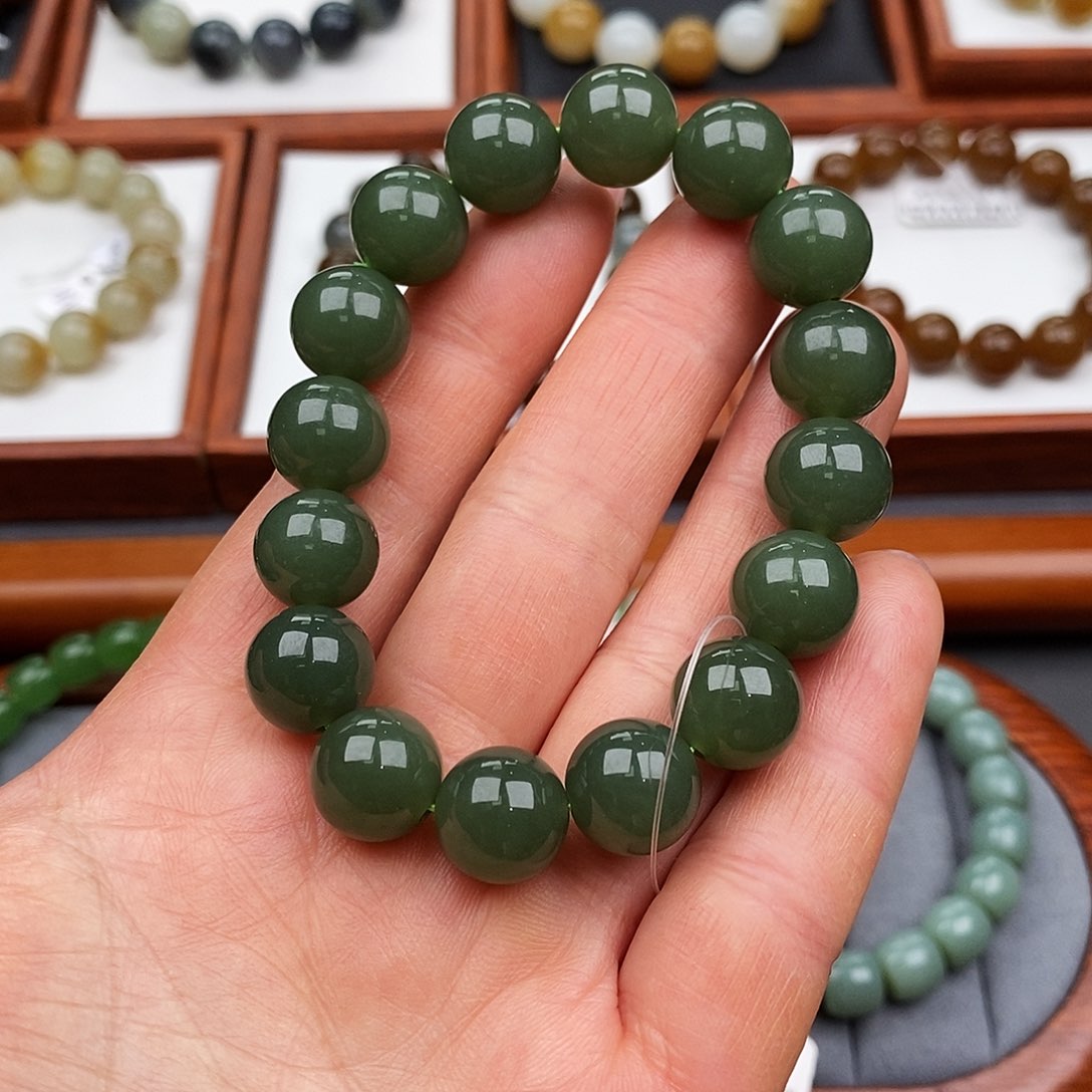 和田玉手链未镶嵌