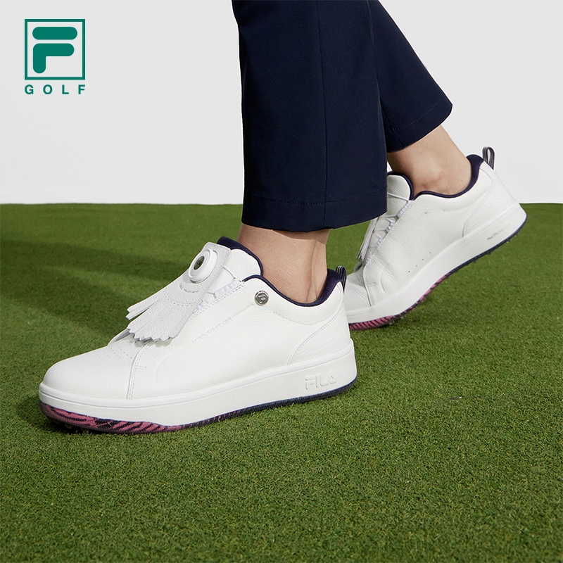 Fila/斐乐【低帮软钉高尔夫高球鞋】女士春夏款舒适透气轻便户外鞋