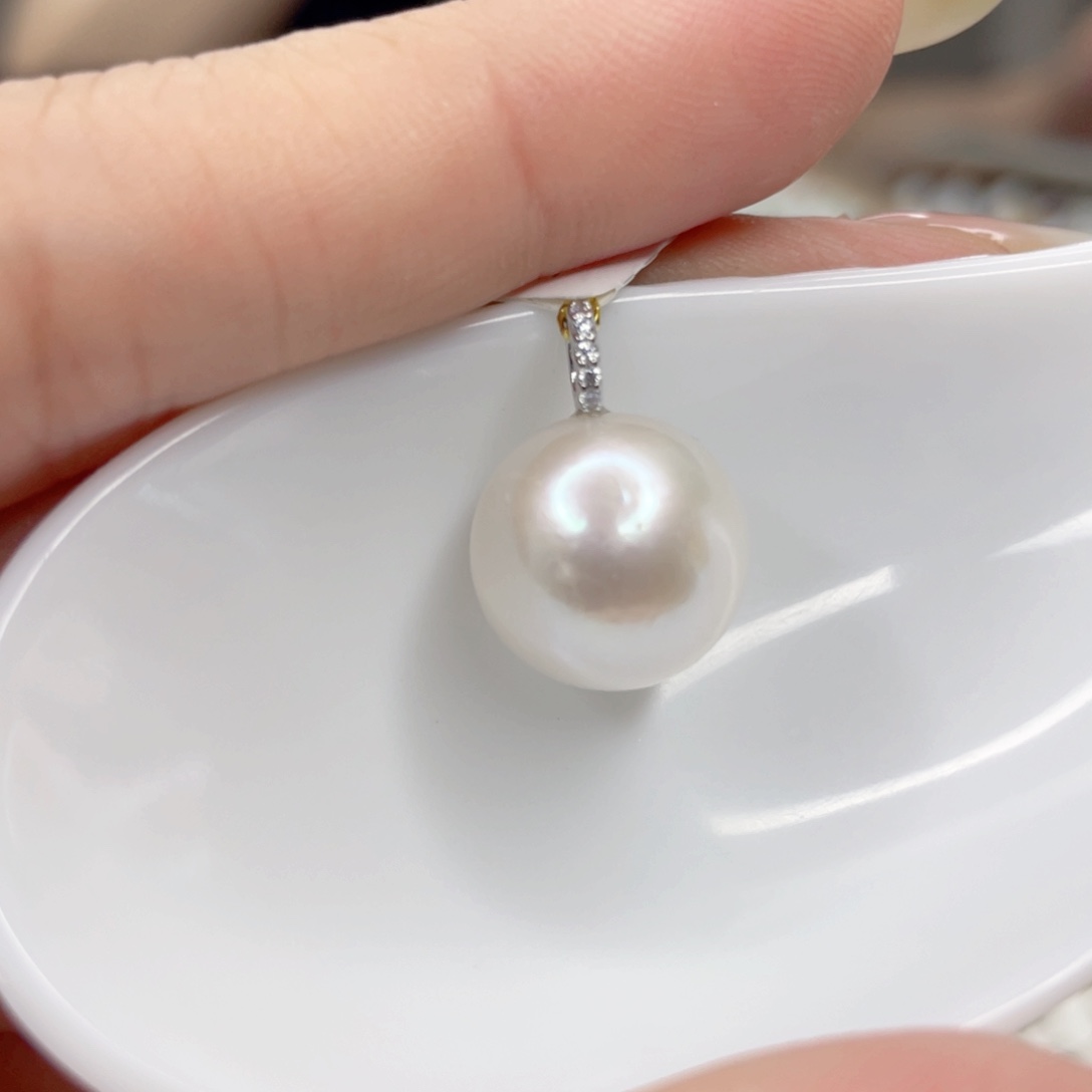 淡水珍珠未镶嵌吊坠(赠链)