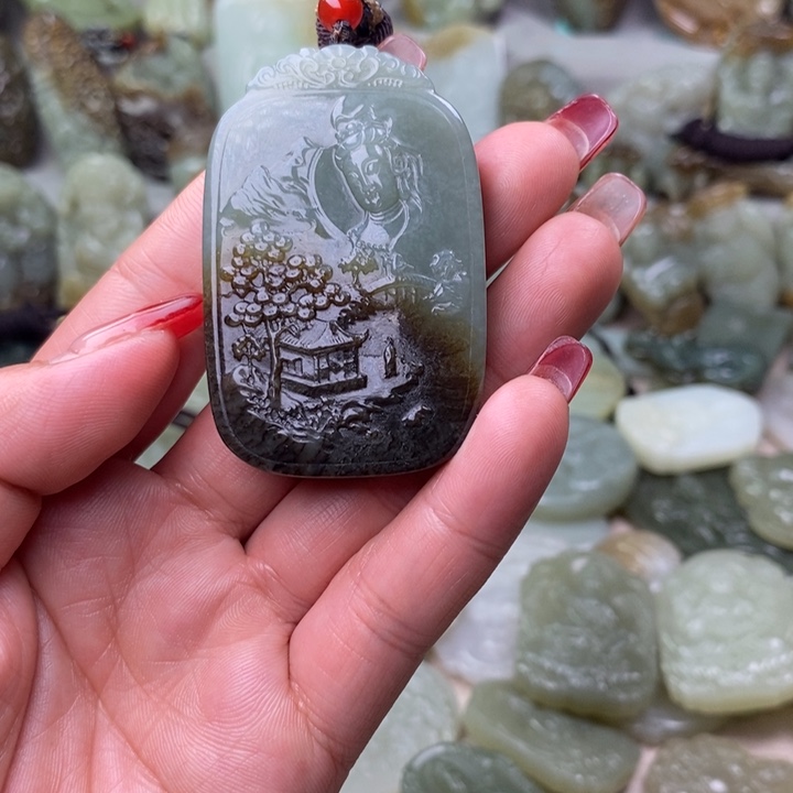 和田玉挂件未镶嵌