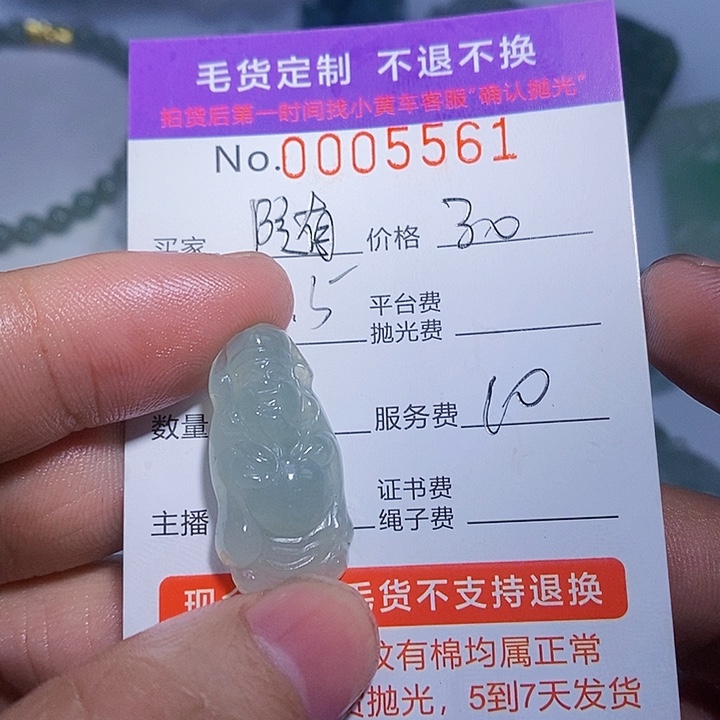 随***风翡翠未镶嵌颈饰翡翠