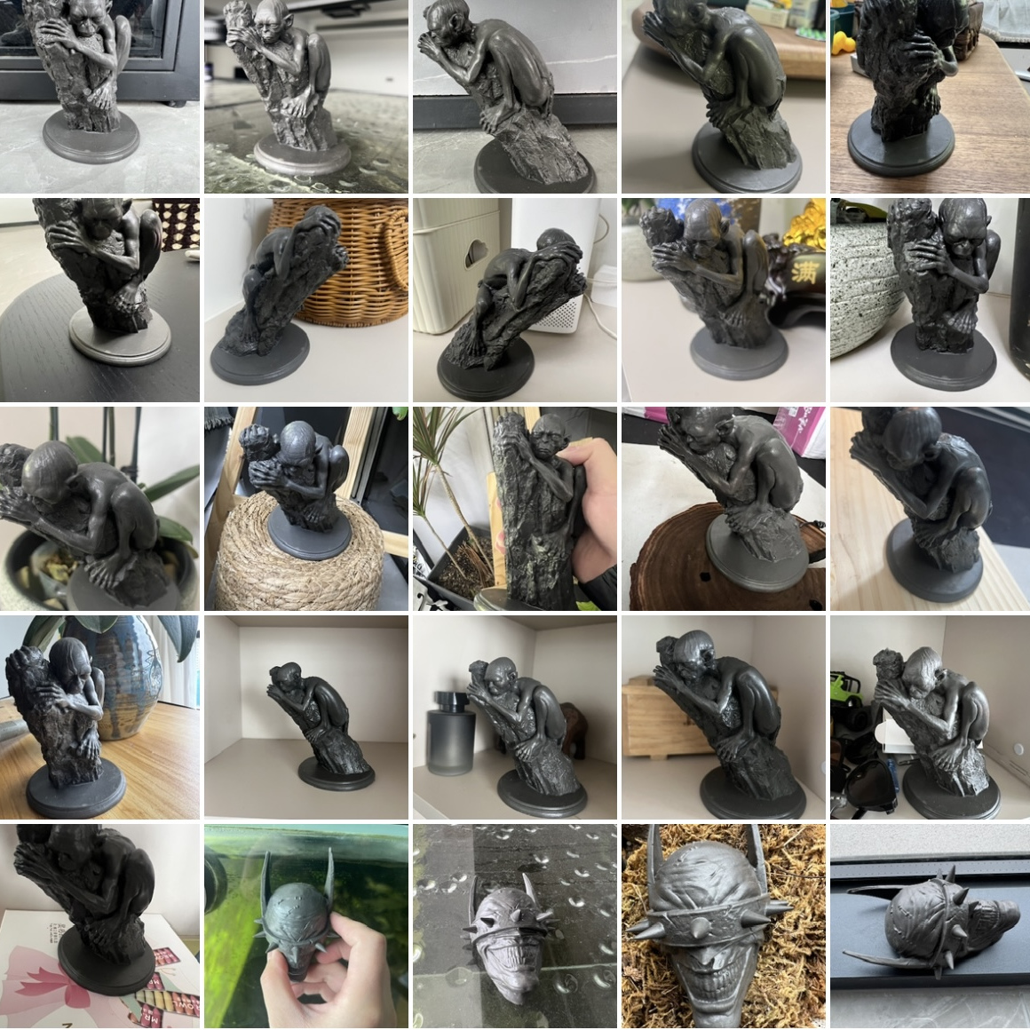 铸铁艺术个性高级小众办公桌面摆件装饰工艺收藏品直播间高级链接