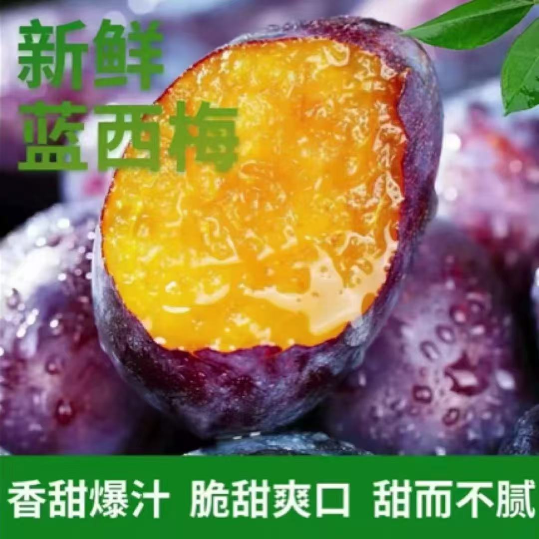 新鲜应季现摘正宗产地直发酸甜可口大西梅