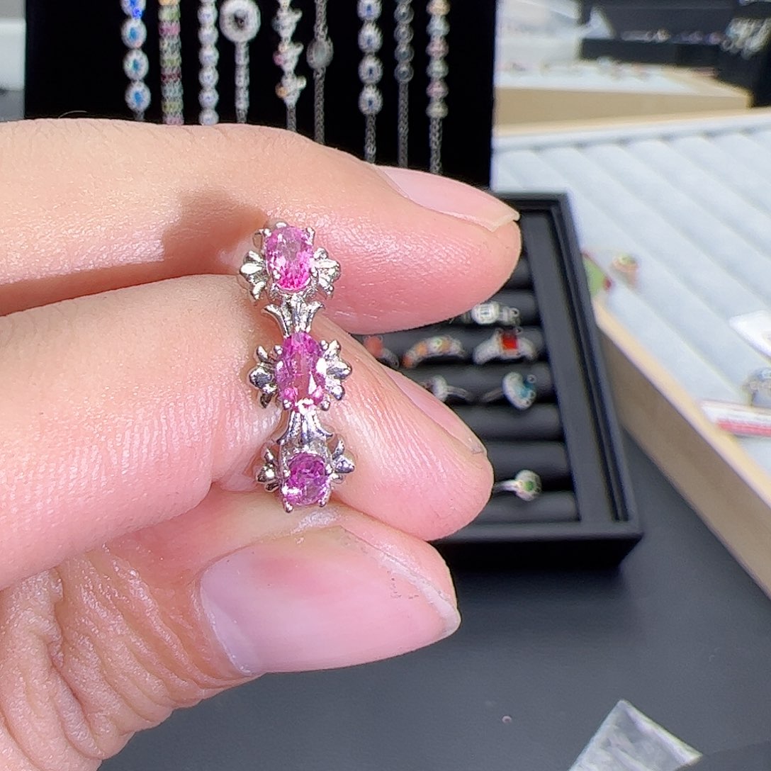 紫晶珠宝半成品银S925镶嵌