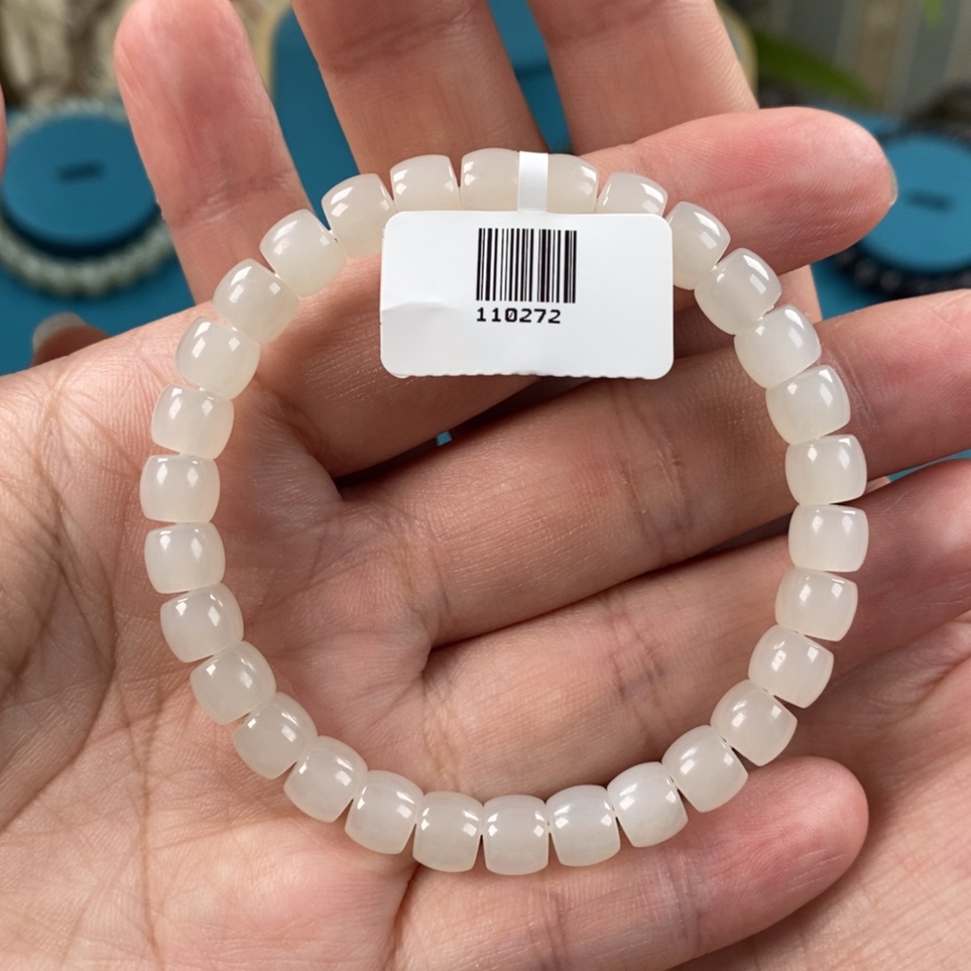 艾***波手链未镶嵌和田玉（糖玉）