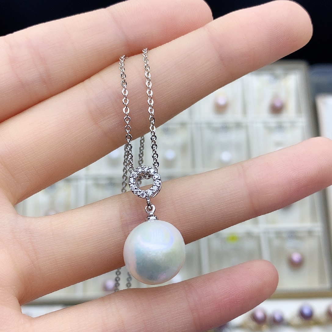 淡水珍珠颈饰合金