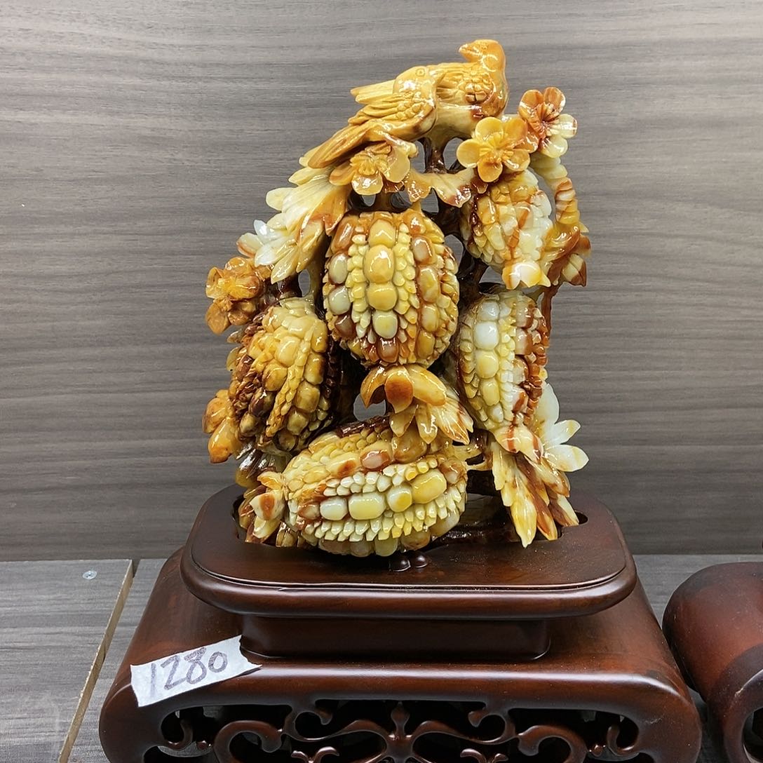 【闪购商品】蛇纹石玉（覆膜）珠宝奇石未镶嵌