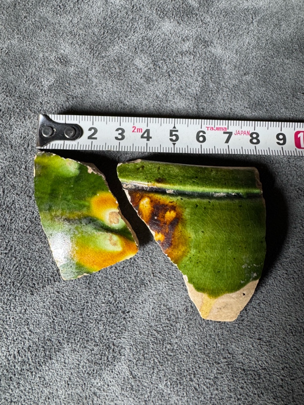 大小黄冶窑址标本巩县窑唐三彩罐