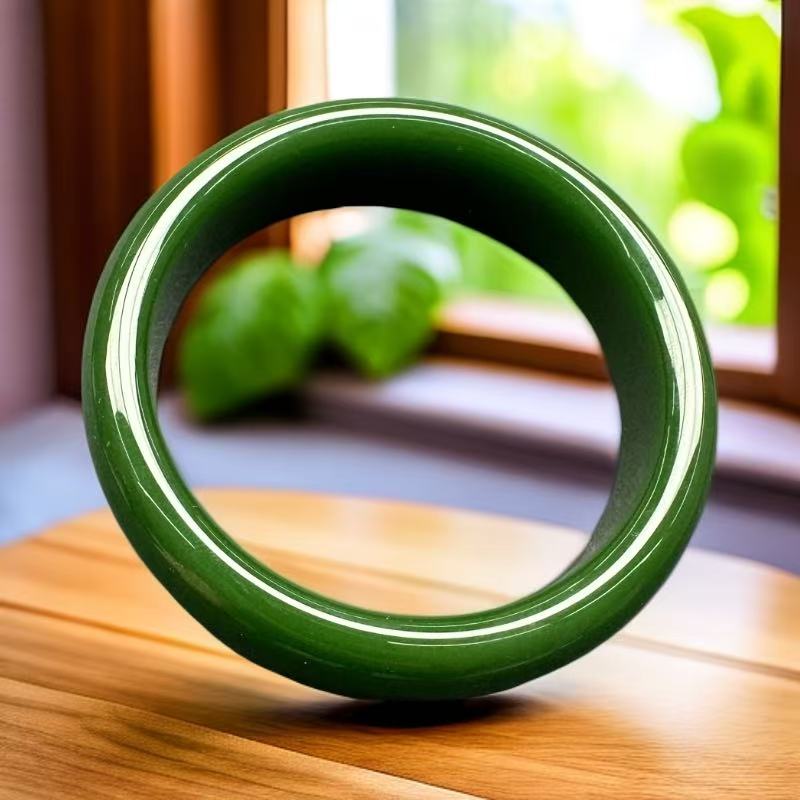 {老三高端甄选}zjy11 时尚 绿色手镯