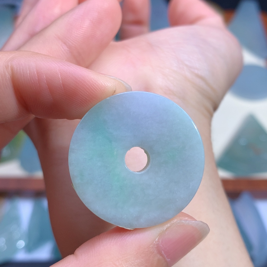 翡翠未镶嵌颈饰天然缅甸翡翠包邮