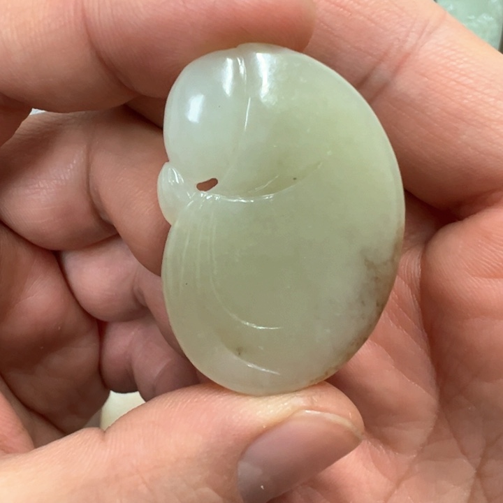 吊坠(不含链)未镶嵌和田玉