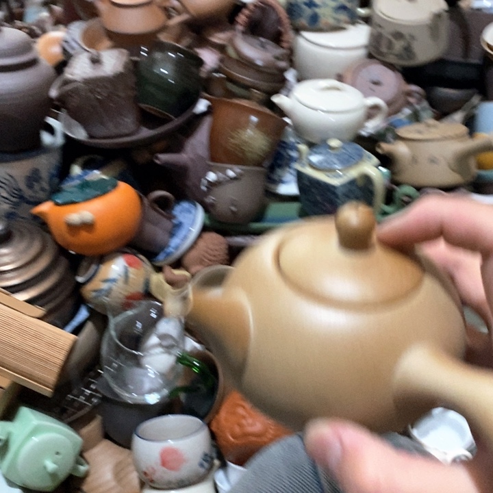 瓷片荷花绽放光芒……然后我们去学校