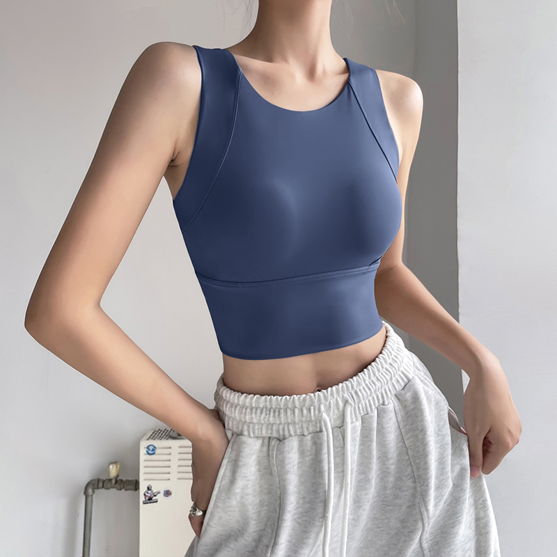 健身上衣高强度运动内衣女减震防震跑步文胸防下垂秋冬款瑜伽背心
