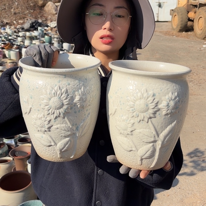 口19高25两个一组花盆