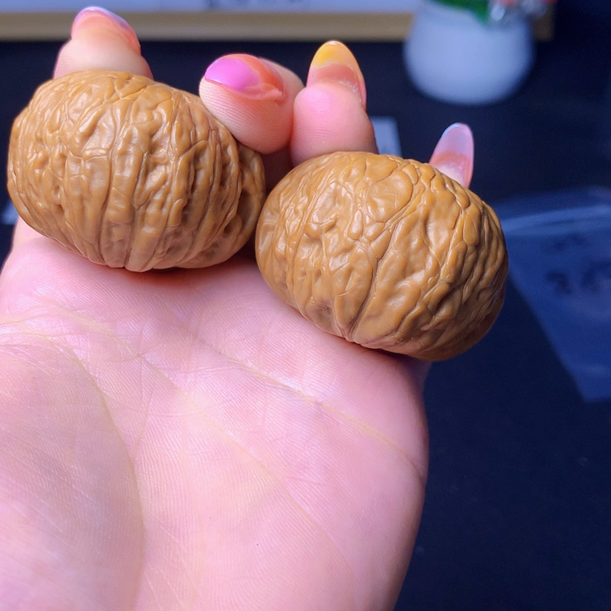 【闪购商品】文玩核桃吊坠一***鱼42微秀铁鼻涕