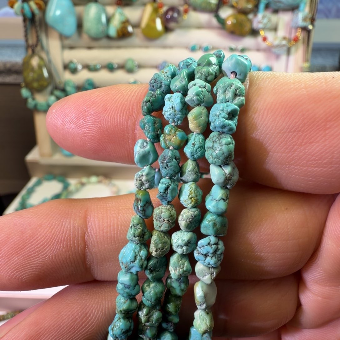 绿松石未镶嵌项链