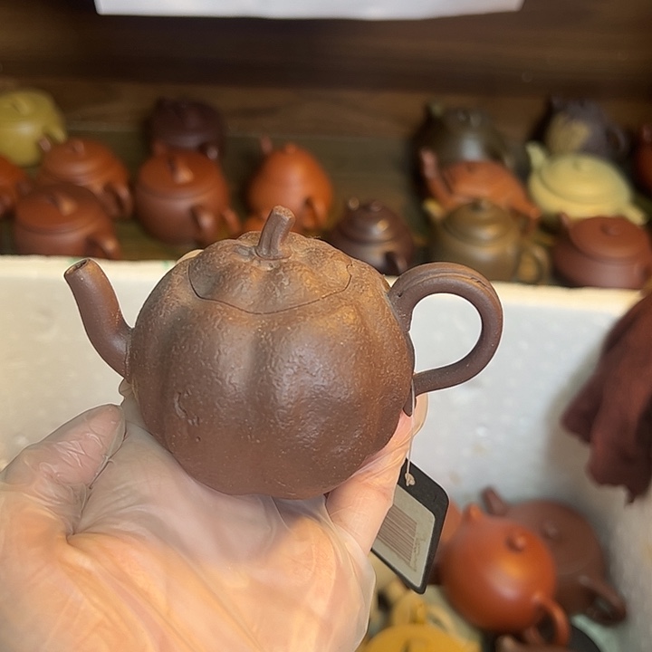茶壶紫砂宜兴紫砂壶紫泥160