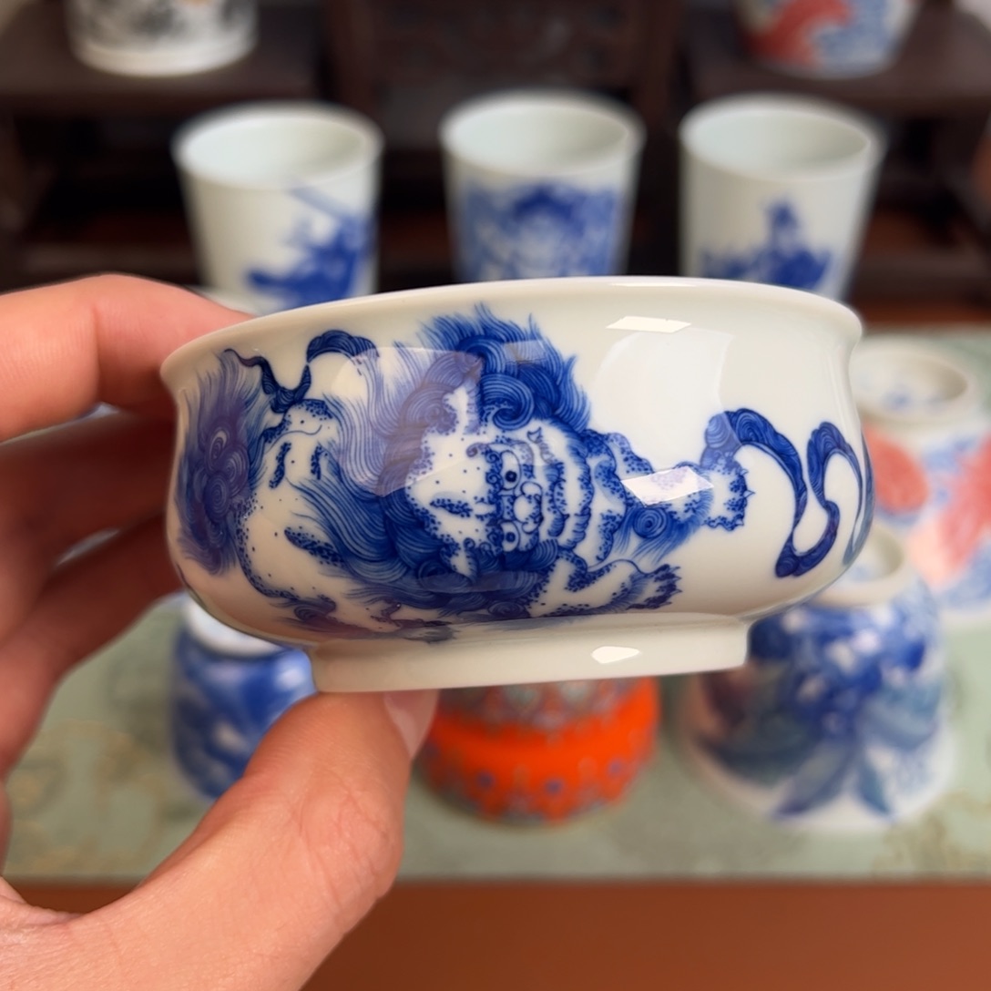 瓷片景德镇瓷器手工手绘