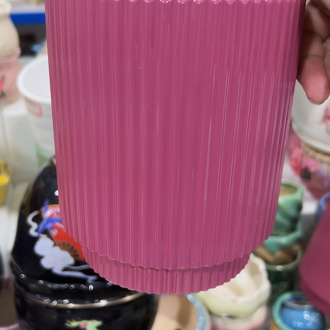 外贸尾单陶瓷花盆凑10米包邮