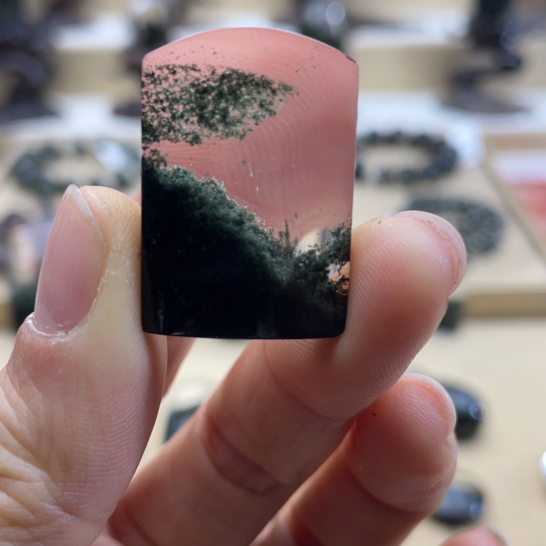 水晶颈饰未镶嵌绿幽灵聚宝盆无事牌