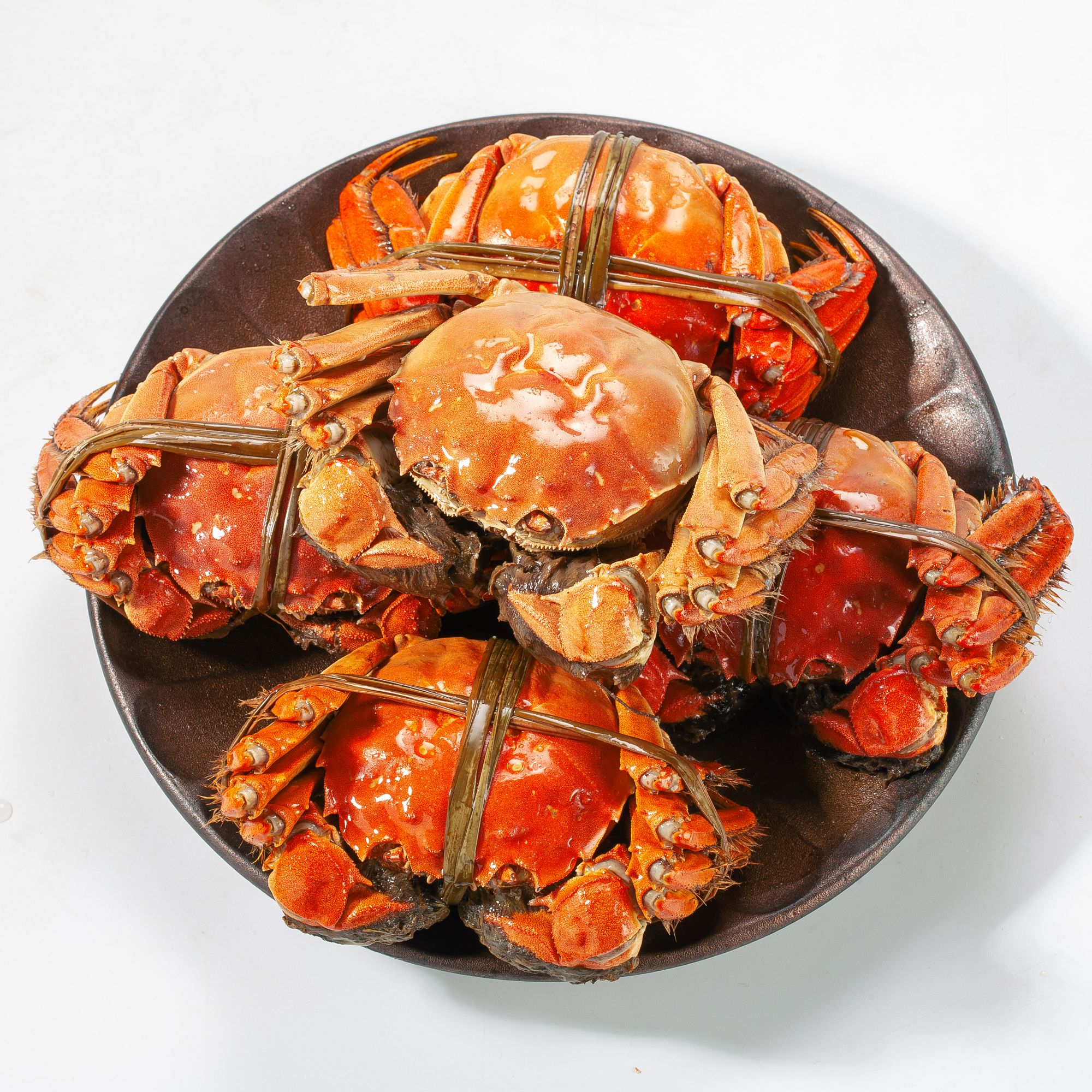 【活蟹现发】江苏精品大闸蟹 全公蟹3.5-3.2两 到手8/10只by