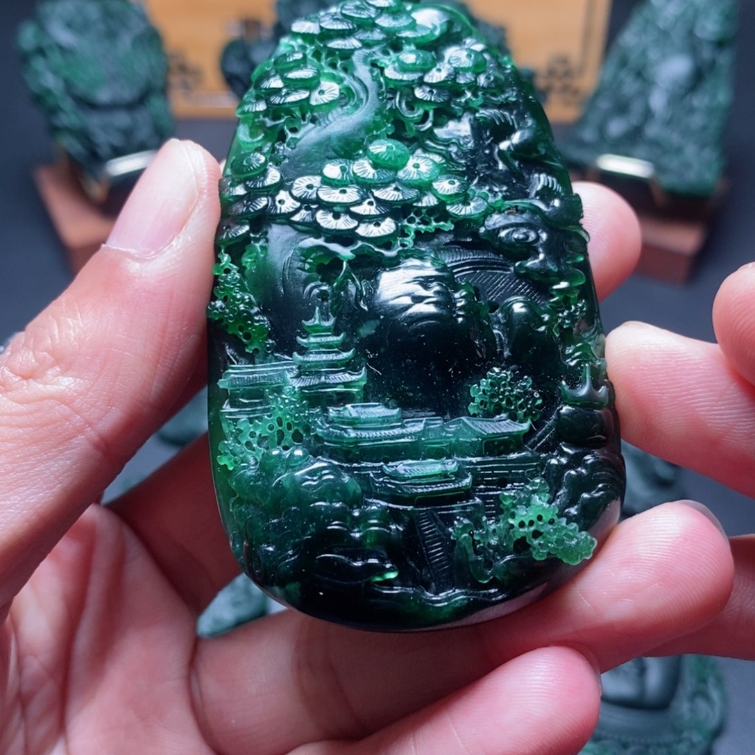 定制翡翠未镶嵌天然A货翡翠S