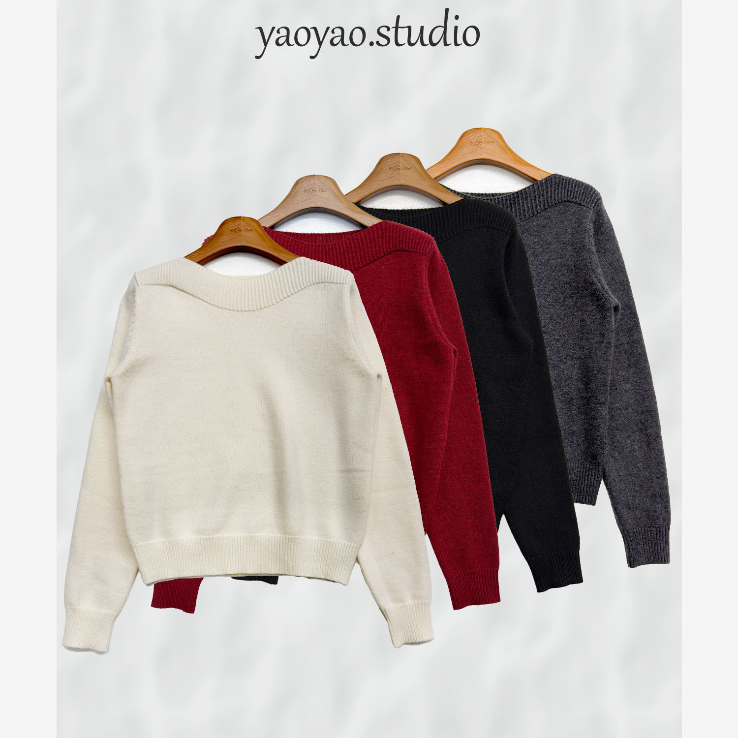 【瑶瑶】冬季新款上新时尚休闲百搭减龄针织衫YY12929
