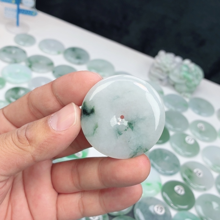 翡翠未镶嵌颈饰缅甸天然A货翡翠42-6.0