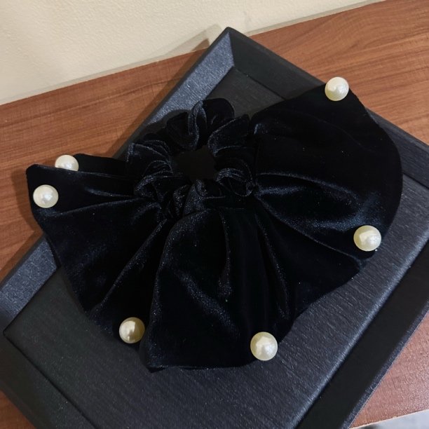 法式欧美风田园风女发圈发绳百搭优雅头绳丝绒皮筋A348