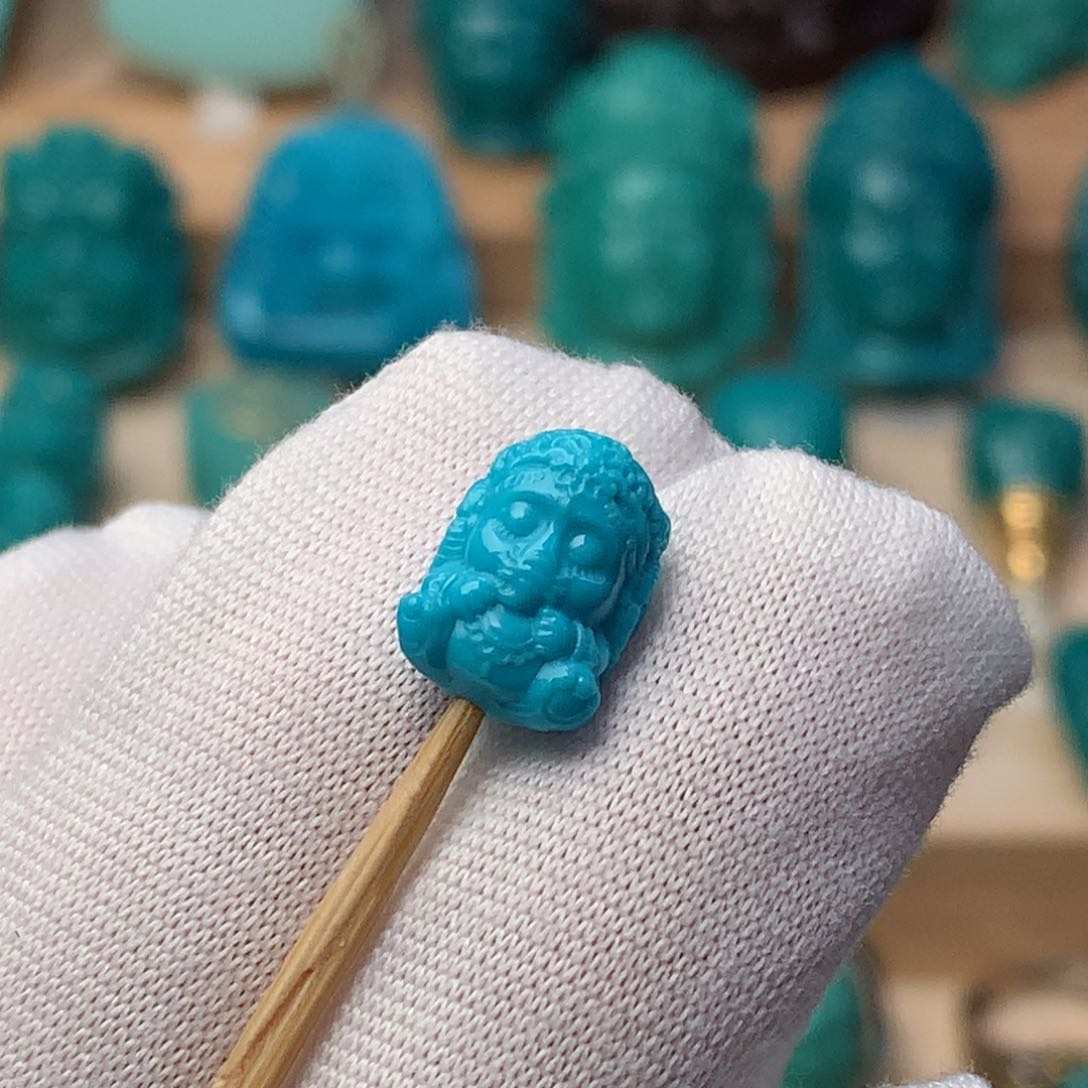 绿松石珠宝奇石未镶嵌