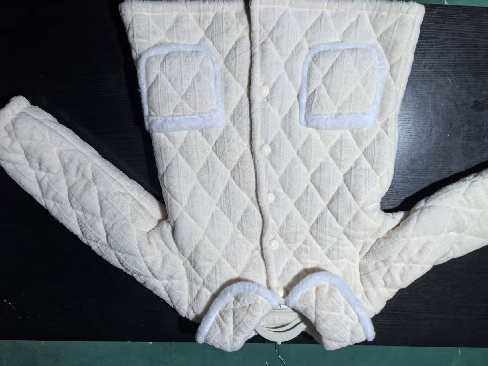 睡衣成年冬款加绒保暖不起球白色长款冬季女士