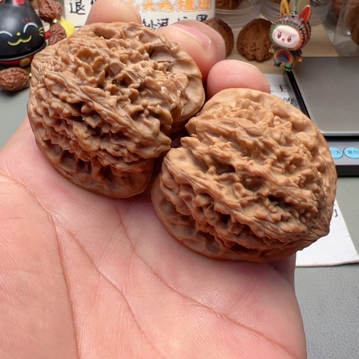 吊坠文玩核桃44尺满天星