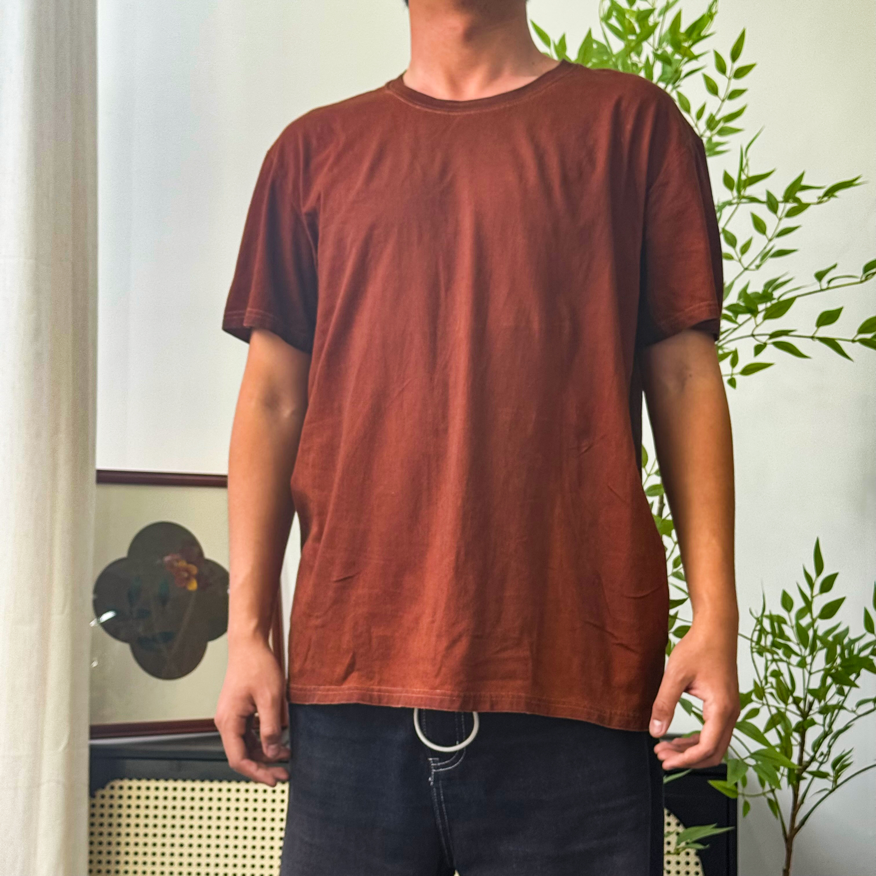 【天莨阁】 原创 纯棉成衣染 薯莨染香云纱 防臭上衣 