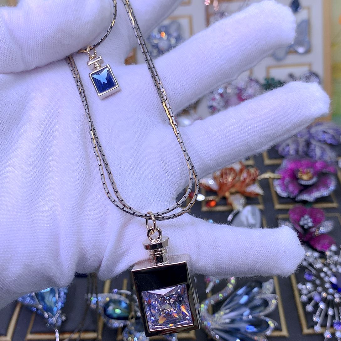 合成立方氧化锆铜毛衣链