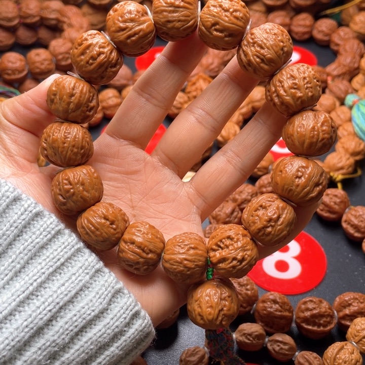 文玩核桃吊坠矮壮磨盘