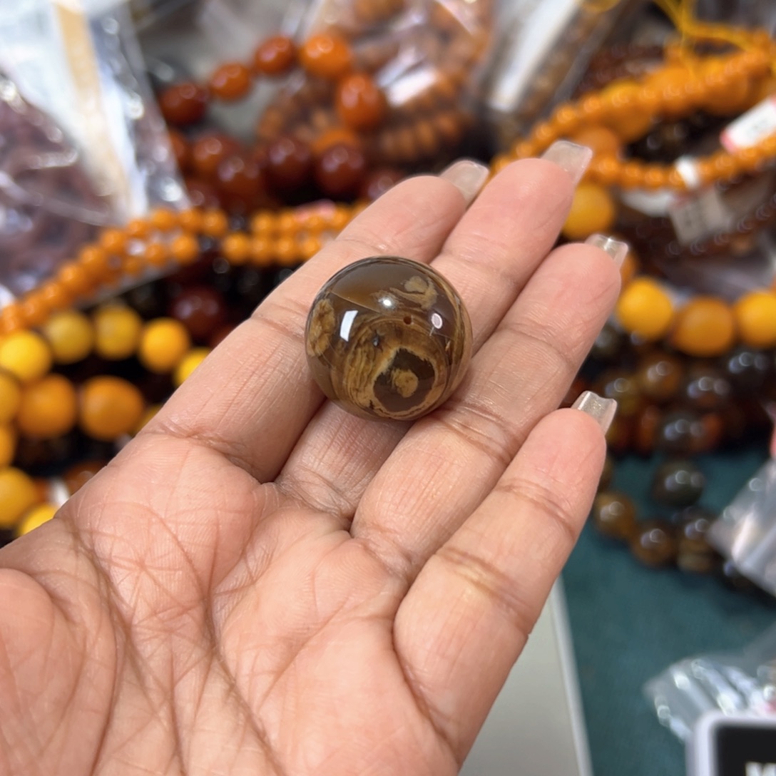 琥珀珠宝奇石未镶嵌378有伤