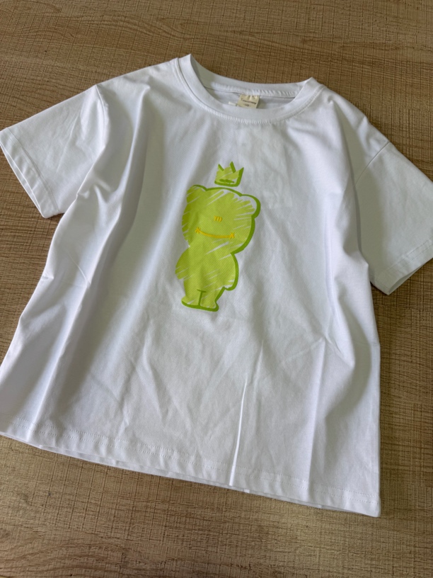 女卡通夏季短袖T恤男童纯色t恤上衣印花清