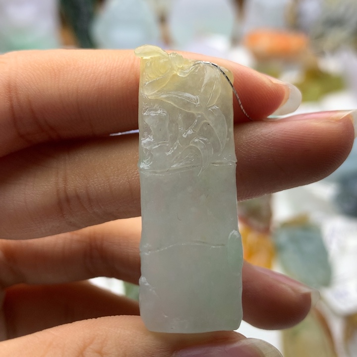 【闪购商品】定制翡翠未镶嵌竹节